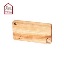 캄포 통원목 수제 라운드도마 40x20cm 위생적 조리도구