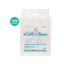 펫케어 고급 특대형 패드 100매 전문점용 강아지 배변 애완 엠보싱 화장실 대변 강아지 특대형 애견, 1