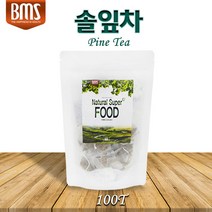 국산 솔잎차 티백 국내산 솔잎 대용량 건강차 100개, 100티백x1개