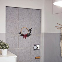 드림보드 흡음재 차음재 Set 셀프 DIY 현관문 방음재 1x2.1m 25t, 연그레이, 1개