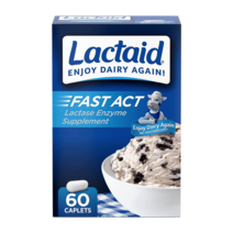 Lactaid Fast Act 랙트에이드 페스트 액트 랩 120정, 1개, 1