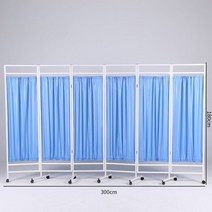 병원 의료용 파티션 칸막이 가림막 이동식 요양원, D. 블루-6단