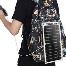 USB 5V 높은 전원 태양 전지 패널 야외 방수 하이킹 캠핑 휴대용 셀 보조베터리 배터리 태양 열 충전기 휴