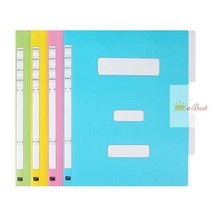 정부화일 A4파일 PP 청파일 HC417 (10입) 파일케이스, 분홍