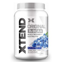 XTEND 오리지널 7g BCAA 파우더 90회 분, Blue Raspberry Ice, 30 Servings (Pack of 1)