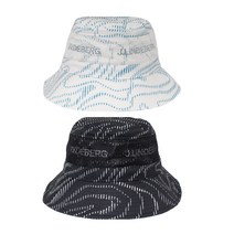 [제이린드버그] 22SS 스피럴 카모 프린트 버킷 햇 (GMAC05649), FREE SIZE, 블랙