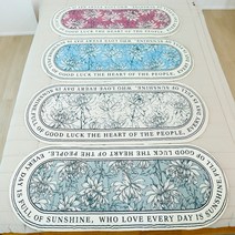 북유럽 감성 주방매트 12종 발닦개 미니러그 자취생선물 센스있는 집들이선물 남자 친구집들이선물 8평 원룸꾸미기 제비꽃 정원 야자수, 그린