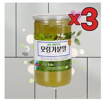 3개 묶음 유기농 모링가분말 250g 밀폐통제품 모링가잎가루 모링가 차 주먹밥 요리활용 모링가 파우더