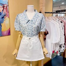 도로시홀릭 빈티지플로랄세라블라우스(DO42706B)