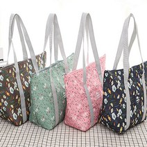 접이식 피크닉 보냉온 가방, 핑크