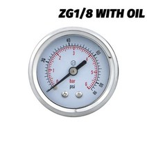 휠캡 tpms 젠더 자동차 휠 프로텍터 락볼트 Y50z 축 수압 게이지 스테인레스 스틸 쉘 스레드 연결 휴대용 진공 압력, 0-0.1Mpa+03