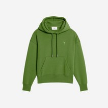 아미 톤온톤 하트 로고 후드 에버그린 AMI de Coeur Tone On Tone 후드 Evergreen