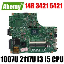 DELL Inspiron 14R 3421 노트북 마더 보드 CN-0606R4 07GDDC 12204-1 메인 (1007U 2117U i3 i5 3 세대 CPU, 06 i7-3th Gen