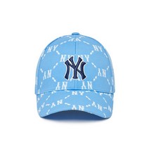 [백화점매장 정품출고] 엠엘비 야구모자 볼캡MLB 모노그램 다이아 스트럭쳐 볼캡 뉴욕양키스 3ACPM032N-50BLS