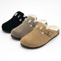 제이와이몰 국산 남녀공용 보스턴 버클 겨울 털 버켄 슬리퍼 블로퍼