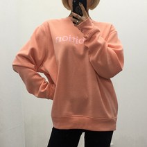 남여공용 Ambition 프린팅 기모 맨투맨