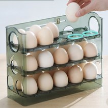 대용량 싱싱 30구 달걀보관함 계란보관함 유통기한확인 달걀트레이, No.01 3단 30구 계란보관함, No.01 3단 30구 계란보관함