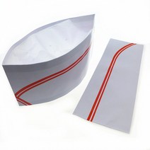 조리원 종업원 팬션 주방 두건 방진모 아르바이트 조리실 요리모 중식 서빙 조리, L（58-60cm）, [] 레드라인 50마리 - [프리미엄]