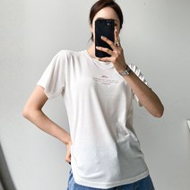 브리스살롱 (bs2004) 유니크한 여대생룩에서 캐주얼룩 찰랑이는 레인 반팔티