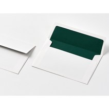 비치지 않는 고급 레이어드 컬러 봉투 웨딩 청첩장 초대장 엽서-50p, 50매, 8.포레스트그린
