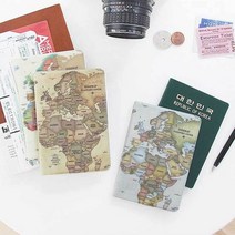 Jumiero 세계 지도 패스포트 케이스