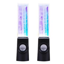 게이밍사운드바 컴퓨터용스피커 스피커받침대 음질좋은미니스피커 Led 라이트 뮤지컬 워터 댄싱 분수 스피커 서라운드 플레이어 서브 우퍼 컴퓨터 스테레오 지원 Hifi 음악 V7l5 1, b