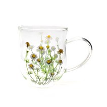 고원 레트로 유리컵400ml 국화, 단품