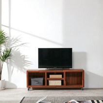 리빙유 이동식 거실장 1200 TV장 수납장 선반, 멀바우