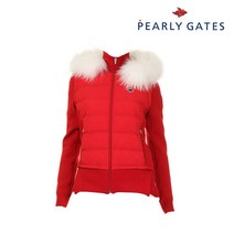 파리게이츠 골프 pearlygatesgolf여성 탈착 후드 패딩 방풍 가디건 P52184SD163_RE, 000, RE