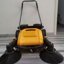 주차장청소기 바닥청소기 업소용 창고 마당 산업용 핸드 푸시 스위퍼 공장 작업장 농장 도로 먼지 무동력 벨트 |, 선루프가 없는 에메랄드 그린