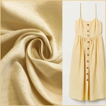 데코탑 겨자색린넨 20수면린넨 색감고운린넨원단 린넨천