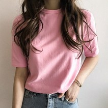 난닝구 여성용 마닐 베이직 반팔티