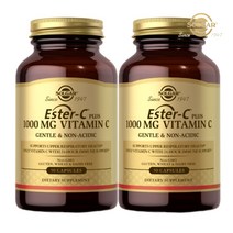 솔가 에스터 C 플러스 1000mg 공복섭취 비타민 C 50캡슐 2개