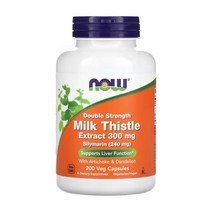 나우 푸드 더블 스트렝스 밀크 씨슬 추출물 300mg 베지캡슐 200정/400정/600정, 1개, 1개 200정