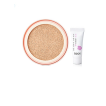 아이소이 스킨케어 쿠션 파운데이션 SPF38 PA++ 리필 + 수분폼 7ml 세트, 2세트, 21호(쿠션)