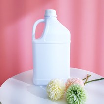 HDPE 락스통 소독제 용기 4L (4리터) 세제통 손잡이 통 플라스틱 내화학 용기