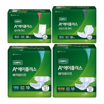 디펜드 에이플러스 환자용 성인용기저귀 겉기저귀 속기저귀 일자형 라운드형, 1.속기저귀 일자형 180매