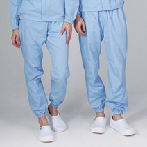 워크라인 이지 TC32수 식품 급식 위생복 팬츠/블루, 3XL, 1개
