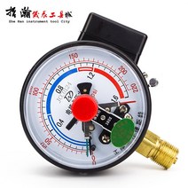 차압계 압력계 고정밀 전기접점압력계 yx-150 진공압력계 음압계 1.6, 40mpa(400kg)