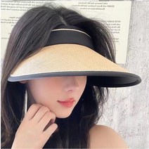 프리누아 라탄 여성 돌돌이 썬캡