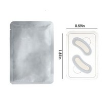 미간주름 팔자주름패치 주름용 눈 밑 마이크로 바늘 잔주름 제거 히알루론산 아이 마스크 다크서클 붓기 아이패드 1 쌍, [01] 1 pair