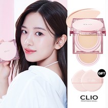 클리오 킬커버 메쉬 글로우 쿠션 기획세트 [본품+리필]+(증정)랜덤 퍼프 2매, 3 리넨