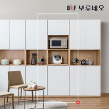 보루네오 헤이즐 570렌지장 틈새장 키큰장 주방, 그레이