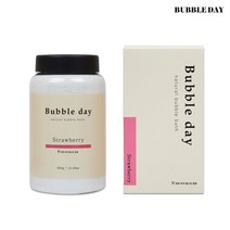 버블데이 파우더 거품입욕제 스트로베리 360g, 1개, 360