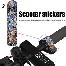 전동킥보드부품 전동킥보드배터리 샤오미 스쿠터 수정 스티커 M365 용 6 가지 스타일 스티커는 최대 스로틀 핑거 프로 G30 액세서리를 나타냅니다., 2