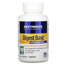 엔자이메디카 효소 Amylase 아밀레이스 Protease 단백질분해효소 Glucoamylase 말테이스 Bacillus 고초균 pre Pro biotics 90 캡슐