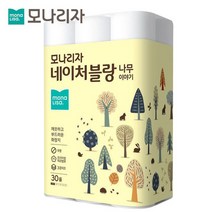 모나리자 3겹 네이처블랑 나무이야기 27M 30롤 x1팩, 단품