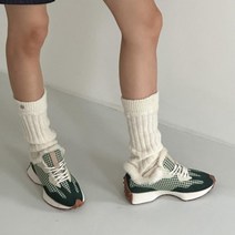 옷자락 [옷자락] 여성 털안감 하운드투스 가벼운 블록 아웃솔 운동화