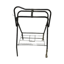 승마용품 말안장 거치대 랙 접이식 이동식 철제 선반, 상세이페이지 참고, 릴이 없는 안장 랙