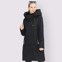 남성헤비구스다운 디자이너 새로운 봄 가을 여성용 파카 얇은 면 재킷 긴 방풍 세련된 후드 코트 퀼트 겉옷